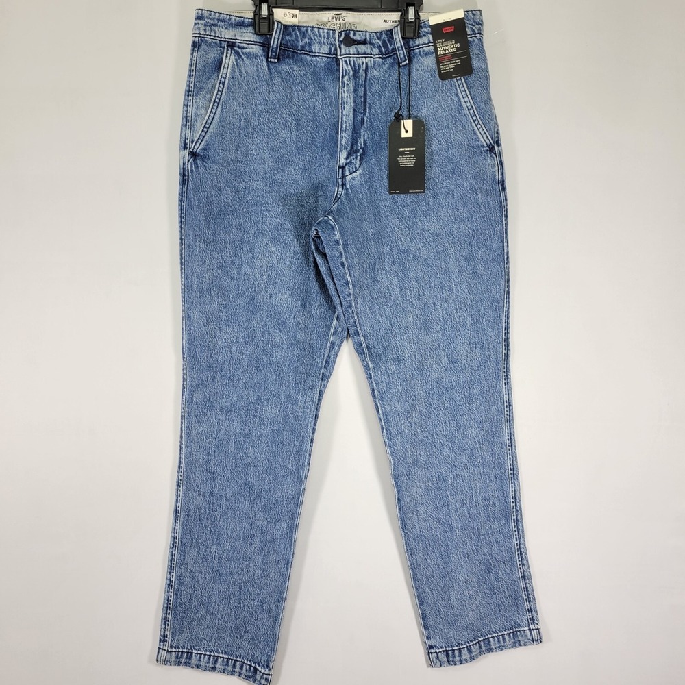 Levi's Men's XX Chino Pants Denim Authentic Relaxed Light‎ Weight Sz 32x32 NEW